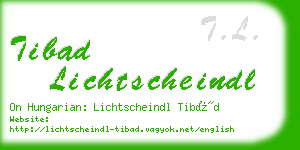 tibad lichtscheindl business card